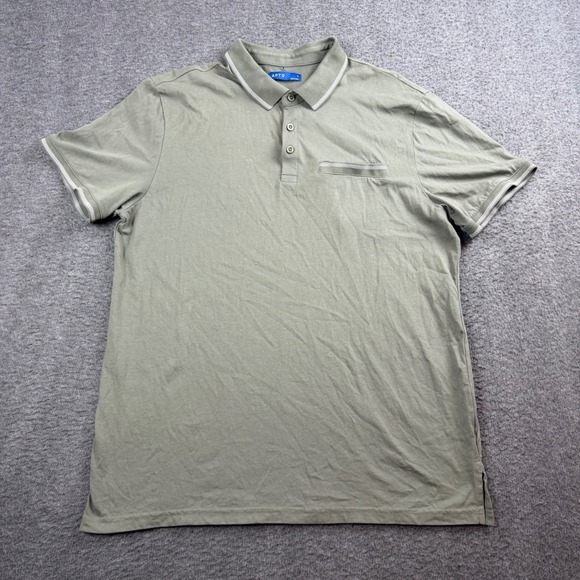 Apt. 9 Other - Apt 9 Polo Shirt Men's Large Olive Green Cotton Short Sleeve Pocket MA51K104RS1
